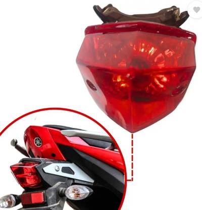 Y retail Tail Light Assembly W/O Bulb ( Yamaha FZ / Yamaha FZS Version 2 ). Tail Light Motorbike Halogen for Yamaha (12 V, 5 W)