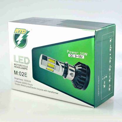 AutoTech RTD M6 Led Headlight H4 Super Bright h4 Headlight Motorbike LED (12 V, 35 W)