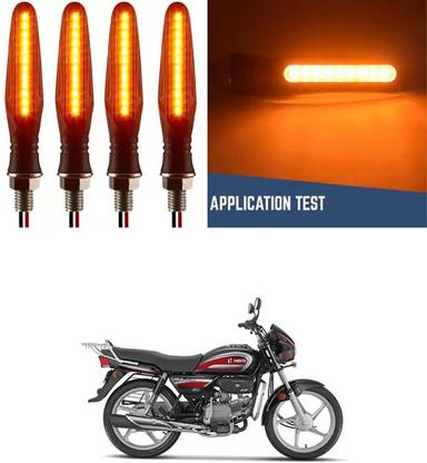 DeepShakshi AUTOMOTIVE Bike/Scooty/Motorcycle Yellow Indicator Light For Hero MotoCorp Splendor Plus Indicator Light Motorbike LED for Hero (12 V, 24 W)