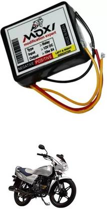 E-Shoppe 16 Different Pattern Flasher Relay for LED& Bulb Indicators For Freedom DX Indicator Light Motorbike LED for LML (12 V, 24 W)