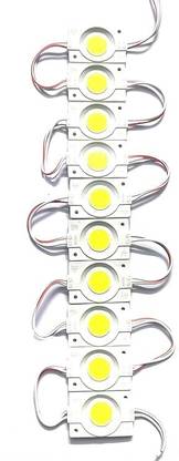 StrawHat (10Pes,White)24 Volt 2.4 Watt DC Coin LED Module Light Lamp For Multipurpose Use Indicator Light Truck, Van LED (24 V, 2.4 W)