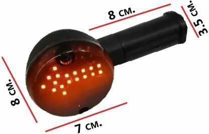 Miwings ARROW INDICATOR FOR BIKE Indicator Light Motorbike LED (12 V, 15 W)