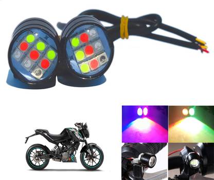 Autoinnovation Waterproof Original 12V LED Strobe Flash Warning Brake Lights-L1_107 Indicator Light Motorbike LED for KTM (12 V, 18 W)