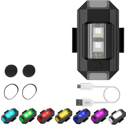 LOVMOTO Motorcycle Helmets led LED Helmet Strip Light Strobe Exterior (Multicolor) (1) Back Up Lamp Motorbike LED (123 V, 10 W)