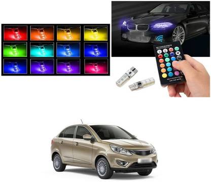 PRTEK T10 LED Parking Bulb Flashing Light,SMD Bulbs IR Remote Control 16 color X231 Car Fancy Lights