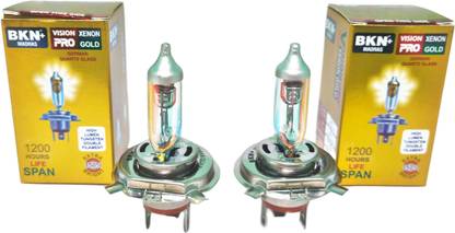 BKN Gold Vision Pro Xenon H4 Car Headlight Bulb 12v 130/100W P43T Headlight Car Halogen (12 V, 130 W)