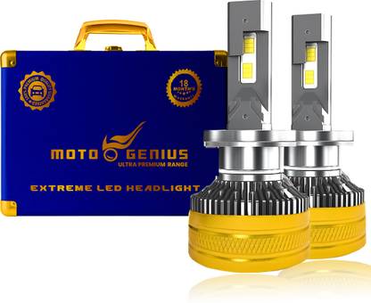 Moto Genius Super Bright 300W LED Headlight Conversion Kit for Car & Motorbike (H4) Headlight Car, Motorbike LED (32 V, 300 W)