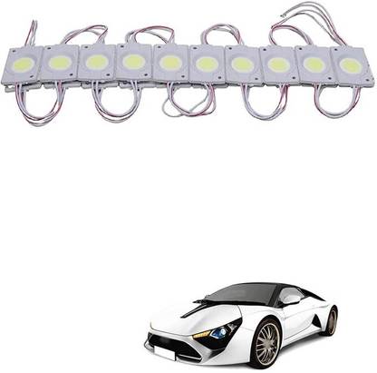 LOVMOTO DC 12 Volt 2.4 Watt Coin Shape LED Module Light Lamp Bulb Multipurpose SG996 Car Fancy Lights
