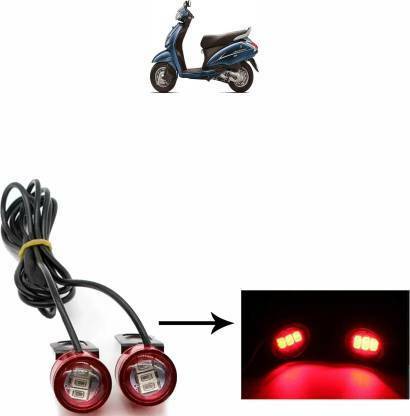 thetrishafab WATERPROOF BLINKING LIGHT WITH 3 MODES-140 Brake Light, Tail Light, (Activa 3G) Brake Light Motorbike LED (12 V, 10 W)