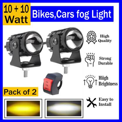 automunk U2 MINI DRIVING FOG LAMP Fog Lamp Motorbike LED (12 V, 20 W)