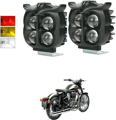 LOVMOTO Universal 4 LED Owl shape Spotlights Fog Headlight Light with Flashing Mode s87 Car Fancy Lights