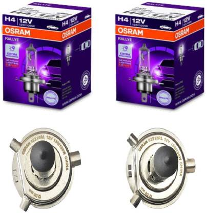 OSRAM Rallye H4 Halogen Lamp 62218RL Headlight Bulb (12V, 130/100W, Pack of 2 Bulbs) Headlight Car Halogen (12 V, 100 W)