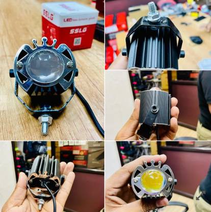 RC SSLG LED Fog Lamp Bike fog light Unit for Universal Car & Bikes Fog Lamp Motorbike, Car LED for Hero, Royal Enfield, Honda, TVS (9 V, 25 W)