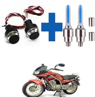 E-Shoppe Bike Handle Light And Flashing Magic Tyre Wheel Light For GF 170 Indicator Light Motorbike LED for Kinetic (12 V, 24 W)