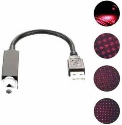LifoDora -WU-CN370-USB CAR STAR LIGHT( PACK OF 1) Vehicle light bulb(RED) Car Fancy Lights