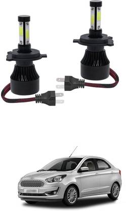 XZRTZ 4-Sides H4 LED LIGHT Headlight Kit Bulbs DRL Fog Light For F-ord F-igo A-spire Headlight Car, Motorbike LED for Ford (12 V, 55 W)