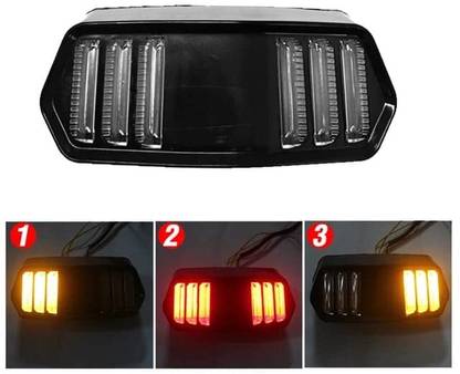Vagary Tail lamp LED Modify for Scrambler / Motorcycle Brake Stop Light Brake Light Motorbike LED for Honda (12 V, 15 W)