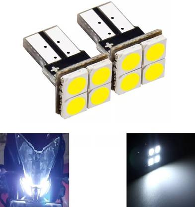 Super R 2828 T10 LED Parking Light (White, 12V, 2 Bulbs) Parking Light Car, Motorbike, Truck, Van LED (12 V, 5 W)
