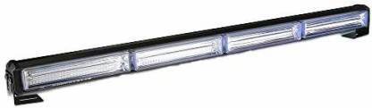 Motopex 24IN COB LED Warning Lights, 3 Modes Safety Flashing Police Light Bars Dash Light Car LED (12 V, 72 W)