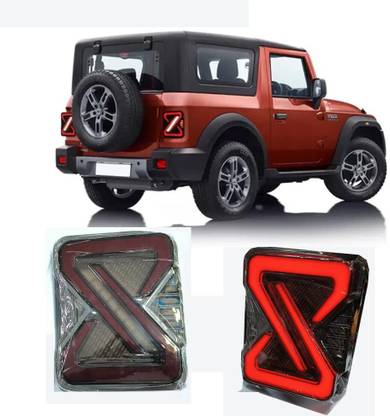 CCE New Mahindra Thar 2020 Tail Lamps Wrangler Style with Cross Scanning Function Tail Light Car LED for Mahindra (12 V, 36 W)