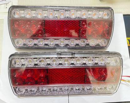 Auto MT Universal Trucks LED Tail Lights Assembly 12V 2PC/set for Eicher Canter Trucks Parking Light Truck, Truck LED (12 V, 24 W)