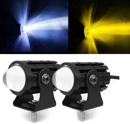 KGMZONE Universal Car Bike LED Light Motorcycle Fog Lamps Mini Driving Lights Fog Lamp Car, Motorbike, Truck, Van LED (12 V, 36 W)