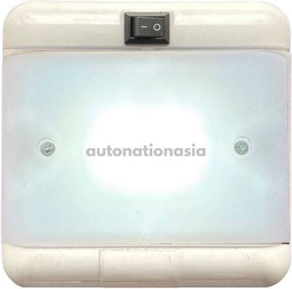 Autonationasia Universal Milky White LED Truck Cabin Light (1pc) 12V Truck, Bus, E Rickshaw PQ Interior Light Truck LED (12 V, 65 W)