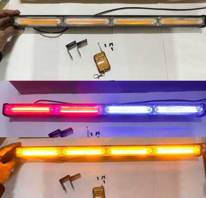 Auto MT 4COB YELLW RED BLUE Traffic Strobe Light Bar Light Bar Led Flasher 24" 12V 40w Back Up Lamp Car, Motorbike, Van, Truck LED (12 V, 24 W)