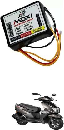 E-Shoppe 16 Different Pattern Flasher Relay for LED& Bulb Indicators For Ntorq 125 Indicator Light Motorbike LED for TVS (12 V, 24 W)