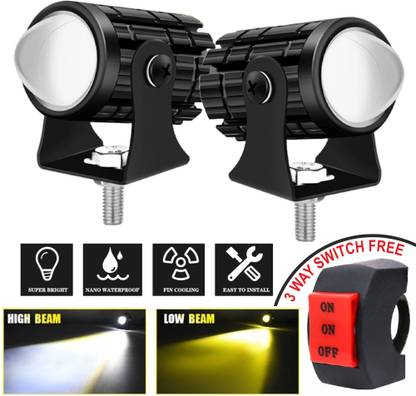 automunk Mini Driving Fog Lamp Car, Car LED (12 V, 60 W)