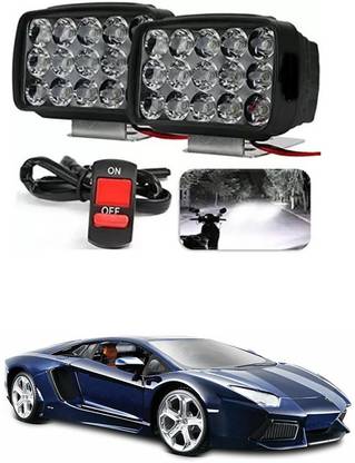 DeepShakshi AUTOMOTIVE Car 15 Led Light/Head light For Lamborghini Aventador Fog Lamp Car LED (12 V, 24 W)