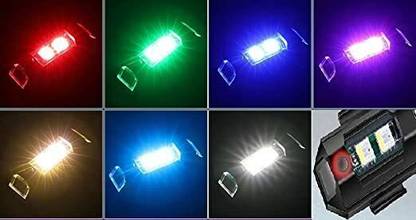 ELTRON TURBO Aircraft Blinking Strobe 7 Colors Tail Light Car, Motorbike LED (12 V, 3 W)