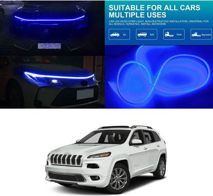 PECUNIA Car Fancy Reflector LED Bar Flexible Car Hood Strip Light 11 Car Reflector Light