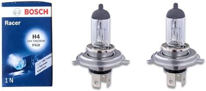 BOSCH H4 12V 100/90W P43T Halogen Headlight Bulbs (Set of 2) Headlight Car Halogen (12 V, 100 W)