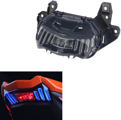 Vagary Yamaha Aerox 155/ NVX 155 Tail Light With Flowing Turn Signal Indicator Tail Light Motorbike LED for Yamaha (12 V, 15 W)