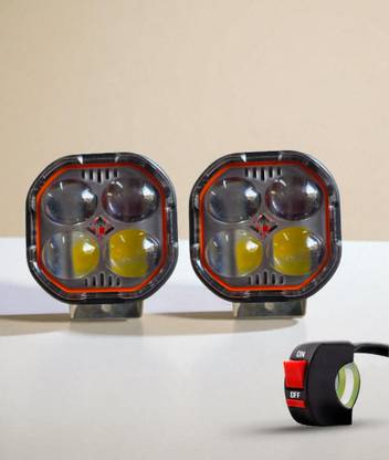 Anaisha Enterprises Bike Led Light Headlight Bulb Motorcycle Fog Lamps Mini Driving Lights Fog Lamp Motorbike LED (12 V, 40 W)