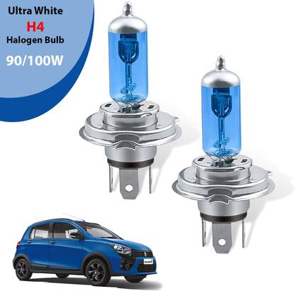 AUTO PEARL H4 Halogen Headlight bulb 90/100W 5000K Ultra White Low/High Beam Bulb (B76) Headlight Car, Truck, Van Halogen for Maruti Suzuki (12 V, 100 W)