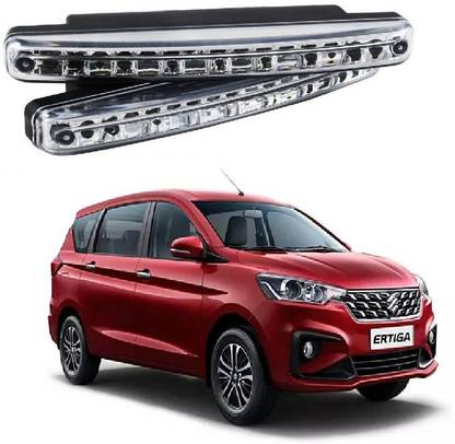 A2D 8 DRL Led Daytime Running Light White for Maruti Ertiga Indicator Light Car LED for Maruti Suzuki (12 V, 12 W)