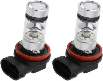 LoomTree 2PCS WHITE H16/ H11 100W 8000K LED FOG DRIVING LIGHT BULBS LAMP Fog Lamp Car LED for Audi, Honda (28 V, 100 W)