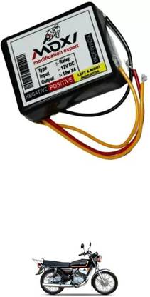 E-Shoppe 16 Different Pattern Flasher Relay for LED& Bulb Indicators For RX135 Indicator Light Motorbike LED for Yamaha (12 V, 24 W)