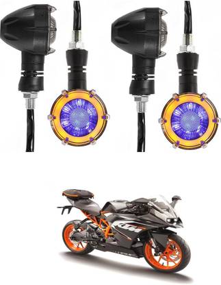 PRTEK Universal High Bright Front Rear Led Side Indicator Turn Signal V1291 Indicator Light Motorbike LED for KTM (12 V, 12 W)