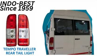 INDO-BEST TEMPO TRAVELLER Tail Light Car Halogen for Force (12 V, 21 W)