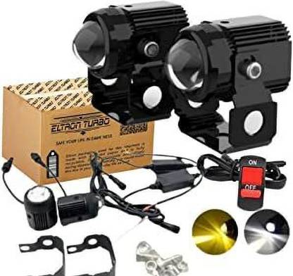 ELTRON TURBO ?ELT Mini Drive Fog Light Fog Lamp Car, Motorbike LED for Honda, Hero, TVS (12 V, 20 W)
