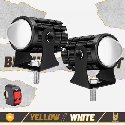 automunk Universal U1 Fog Lights – Perfect Fit for Bikes and Cars Fog Lamp Motorbike, Car LED (20 V, 12 W)