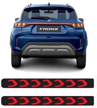 Bubu Car rear Bumper reflector Drl Led brake light for Fronx (Matrix Running light) Brake Light Car LED for Maruti Suzuki (12 V, 12 W)
