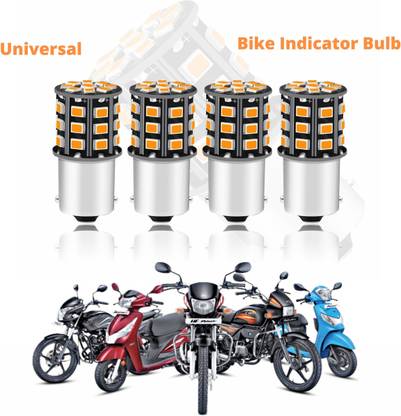 Moto Squad Moto 360° Reflecting LED Indicator Bulbs Set Of 4 Indicator Light Motorbike, Car LED (12 V, 5 W)