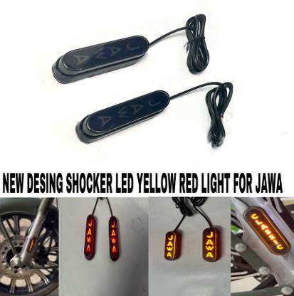 imad NEW JAWA LOGO SHOCKER LED LIGHT Side Marker Motorbike LED (12 V, 10 W)