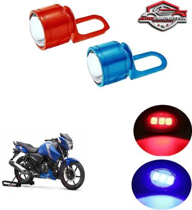 Autoinnovation Motorcycle Strobe Flasher Dual Blinking LED Light for TVS Apache RTR 160 _443 Reversing Light Motorbike LED for TVS (12 V, 15 W)