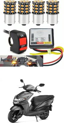 GONAMA Universal Multimode Bike Hazard Flasher Waterproof 16 Patterns Flasher SG149 Reversing Light Car, Motorbike LED for Mahindra (12 V, 20 W)