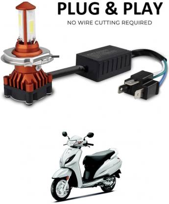 AutoTech CYT H4 led orange imported Bulb Headlight for bikes,scooty J Headlight Car, Motorbike, Truck, Van LED for Bajaj, Honda, Hero, KTM, Royal Enfield, Suzuki, TVS, Yamaha, Royal Enfield, Maruti Suzuki (12 V, 40 W)